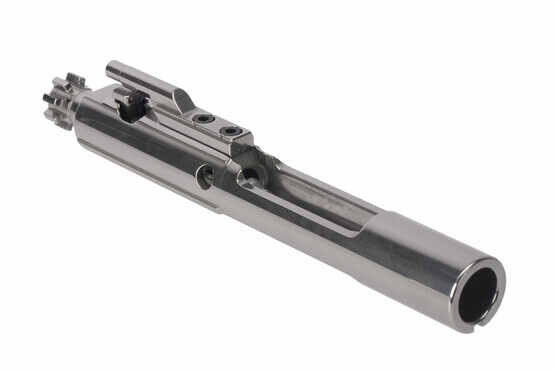 Cryptic Coatings 5.56 NATO AR-15 bcg with Mystic Silver finish has fully MIL-SPEC construction